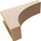Ekena Millwork 5"W x 15"D x 10"H Classic Stockport Rough Cedar Woodgrain TimberThane Corbel, Primed Tan CORUR05X15X10STORCPR - alternate 4